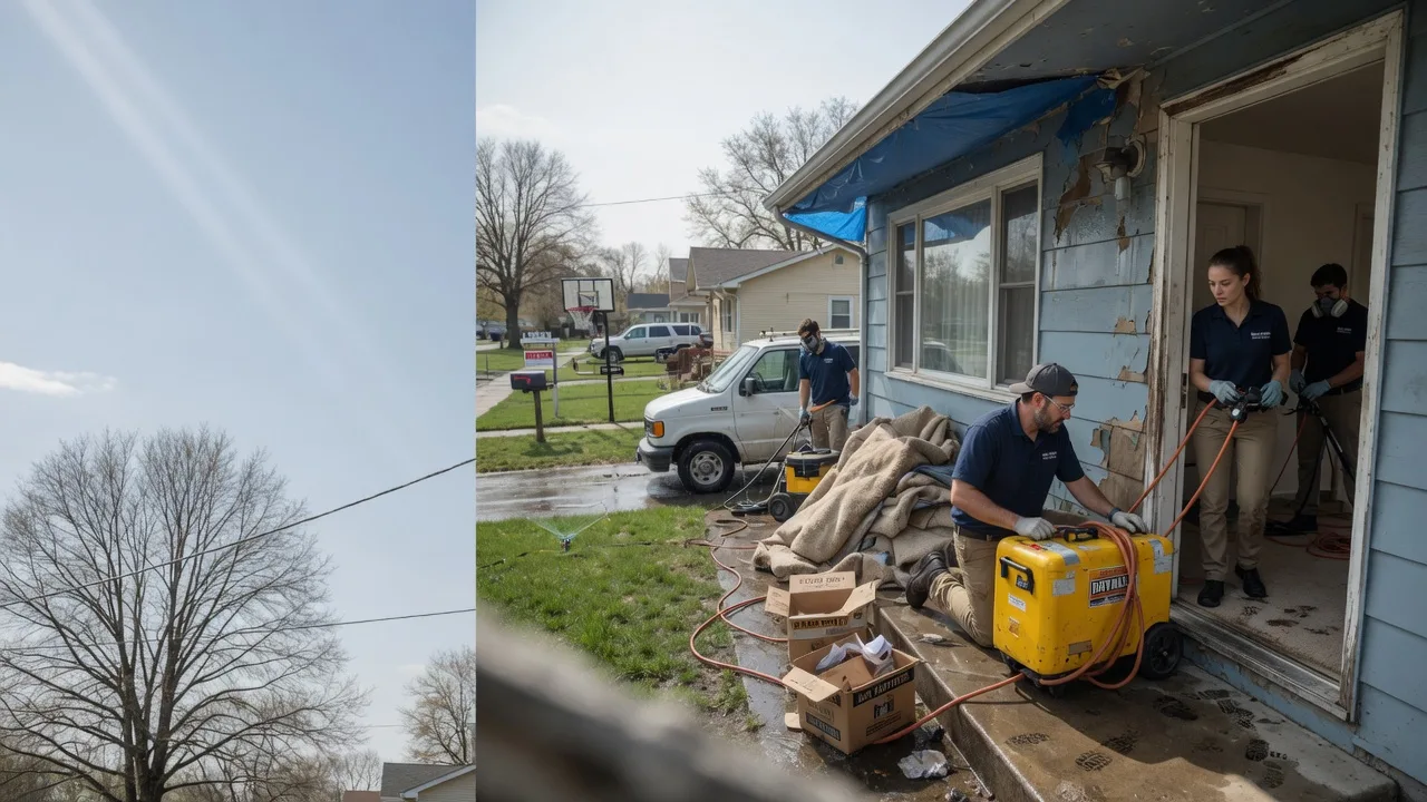 Basement Flood Cleanup in Orion, IL near me